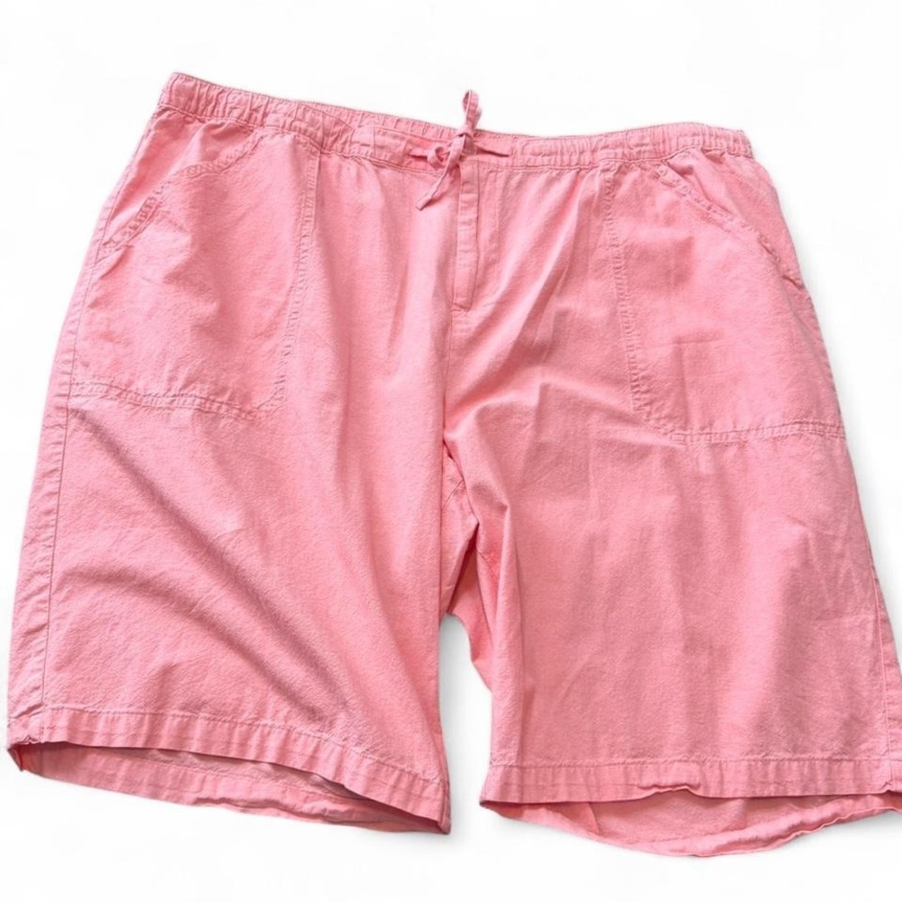 Vintage 90s Ms Lee Salmon Pink‎ Mom Shorts, Women's Size 3X